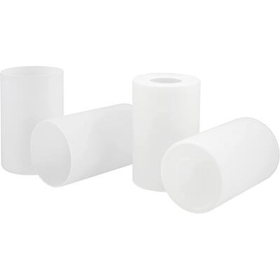 Replacement Frosted Vanity Glass Shade.4 Pack.