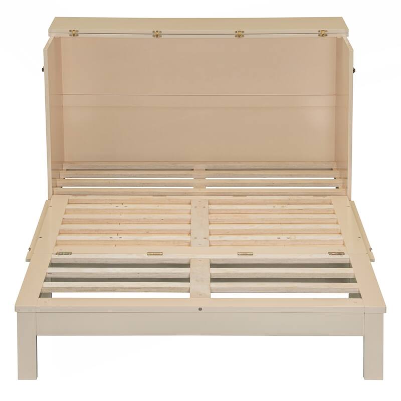 Space-Saving Murphy Bed with Large Drawers and Stylish Design for All Ages