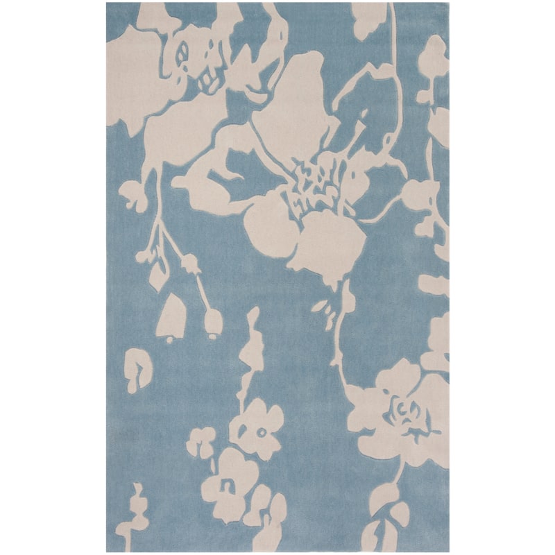 SAFAVIEH Handmade Modern Art Gundelinde Modern Polyester Rug