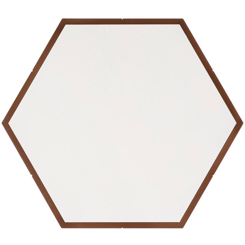 SAFAVIEH Iris Hexagon Storage Accent Table (Fully Assembled) - 20 In. W x 20 In. D x 20 In.H - 20Wx20Dx20H