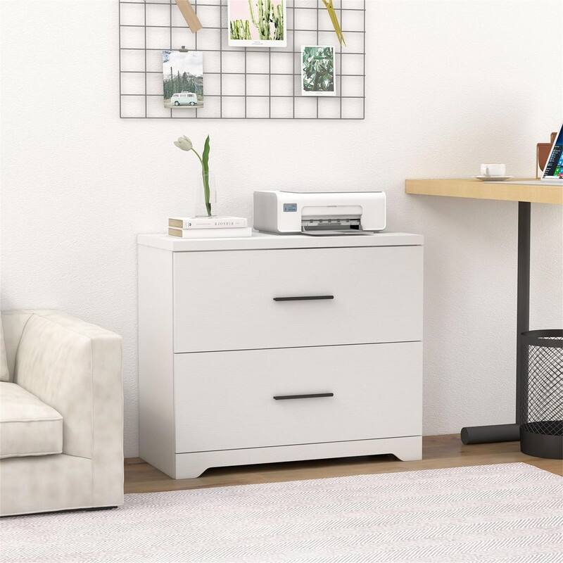 2-Drawer Wood Lateral File Cabinet - 27.17"D x 33.86"W x 29.33"H