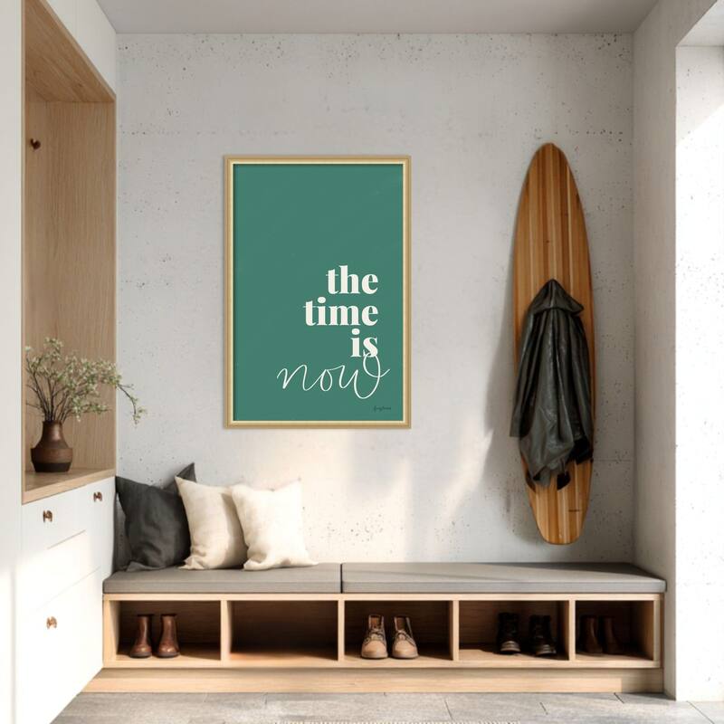 Amanti Art Framed Fabric Pinboard Bright Home I by Becky Thorns Printed Bulletin Board - Board Size 24 x 36