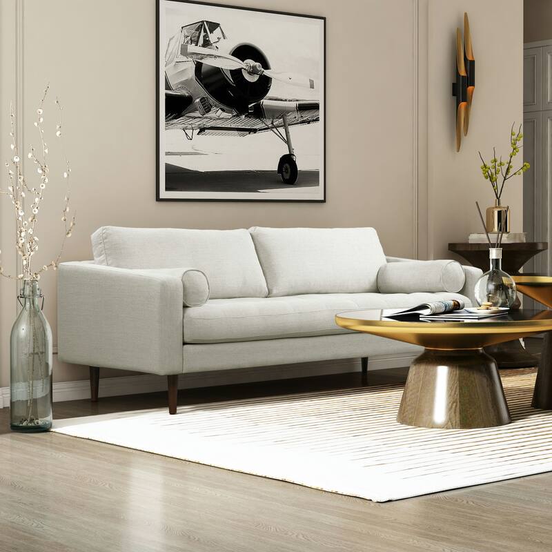 Poly & Bark Napa 72" Velvet Fabric Sofa