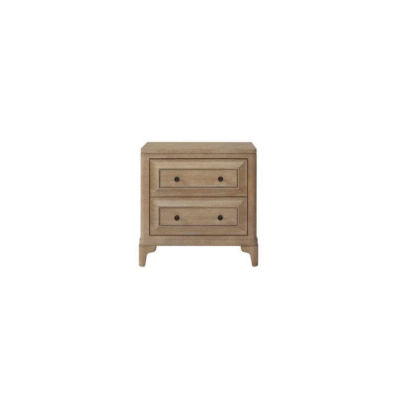 2 Drawer Nightstand With Sand Finish - Sand