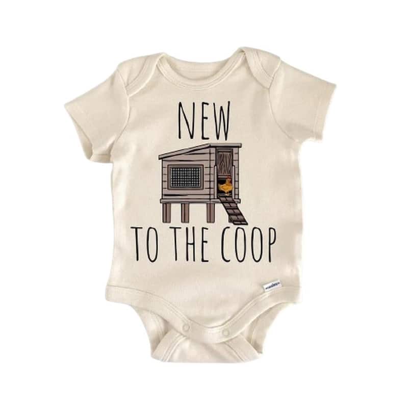 Chicken Farm Coop - Baby Boy Girl Clothes Infant Bodysuit Funny Cute Newborn