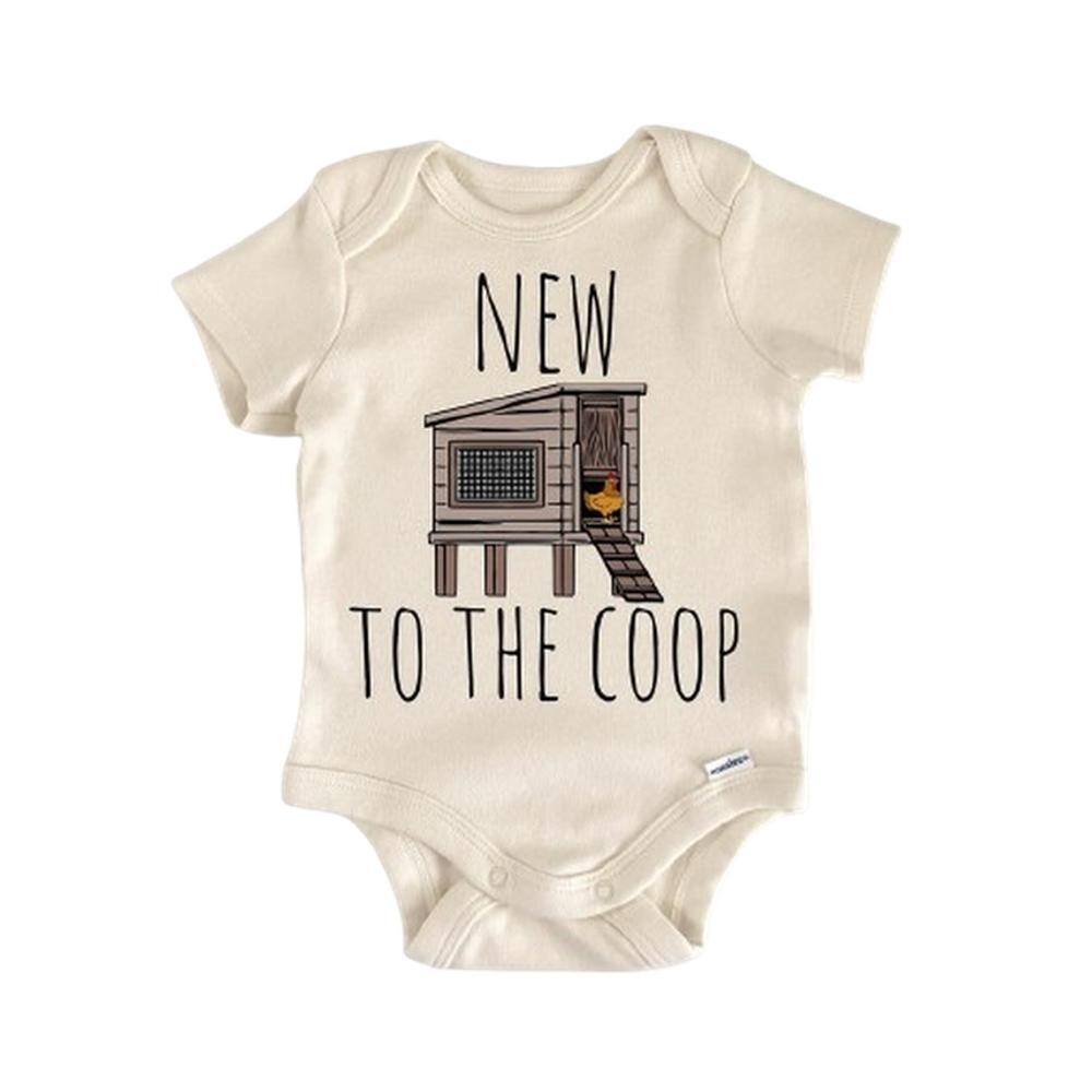 Chicken Farm Coop - Baby Boy Girl Clothes Infant Bodysuit Funny Cute Newborn