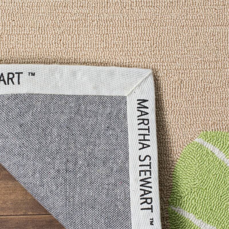 Martha Stewart by SAFAVIEH Hand-hooked Lily Pad Rug