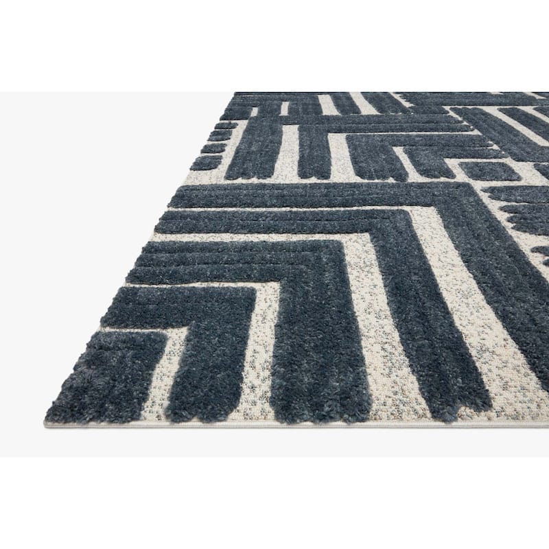 Alexander Home Vail Mid-century Modern Geometric Square Area Rug