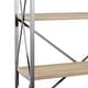 preview thumbnail 53 of 74, Brown Wood 3 Shelves Shelving Unit - 48 x 17 x 34