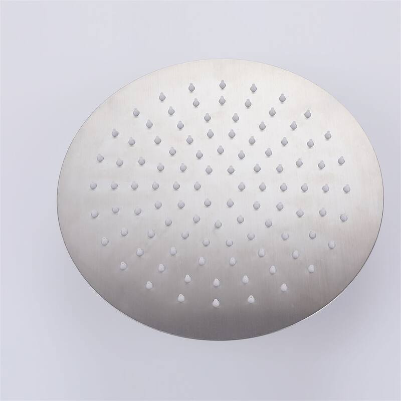 Wall Mount Shower Faucet with Hand Shower 9.84 Inch Shower System with Pressure Balance Valve