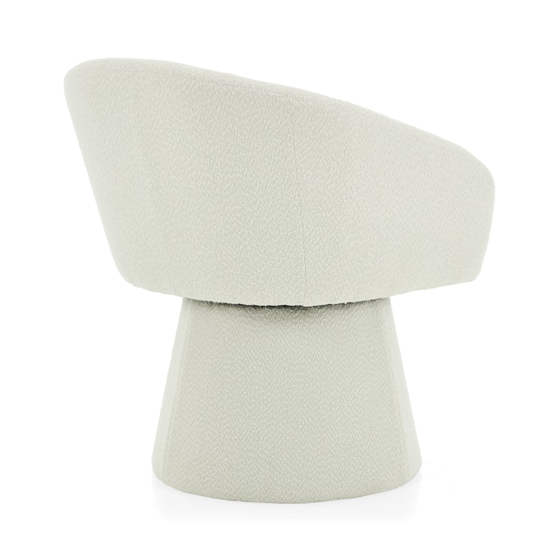Christopher Knight Home - Calder Boucle Upholstered 360° Swivel Barrel Chair
