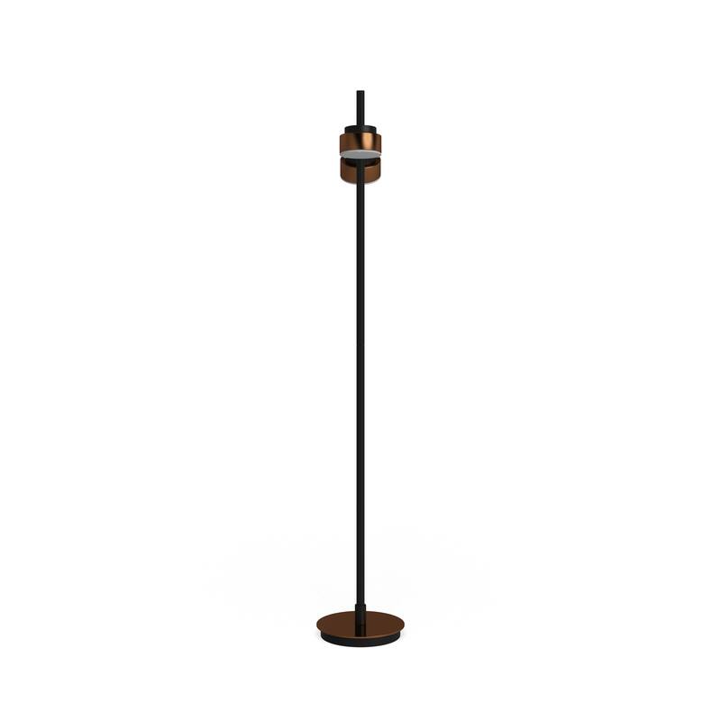 Copper Grove Ulft Copper and Black Floor Lamp