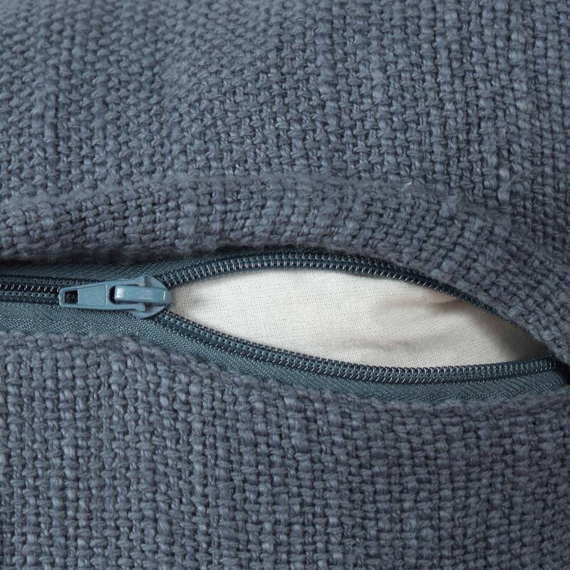 Hidalgo Solid Fringed Throw Pillow by Sevita