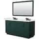Option Green / White Quartz Top / Matte Black Hardware