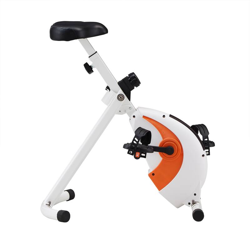 Virgil White Exercise Bike Chair by iNSPIRE Q Classic