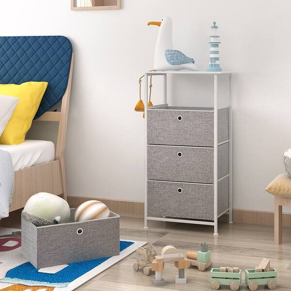 Shop Langria 4 Tier Dresser Tower Clothes Organizer With Easy Pull
