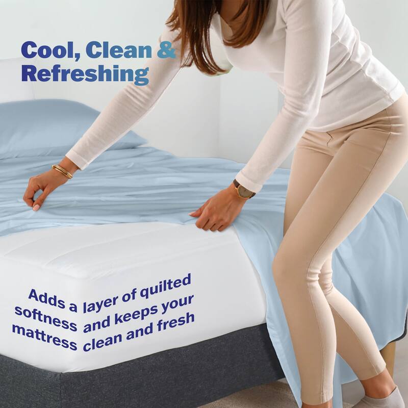 Martex Brrr Mattress Pad - White