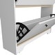 preview thumbnail 10 of 14, Shoe Rack With One Open Shelf And Two Extendable Cabinets