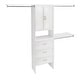 preview thumbnail 2 of 12, ClosetMaid SuiteSymphony 3-Drawer 2-Door 25-Inch Tower Closet Organizer Pure White