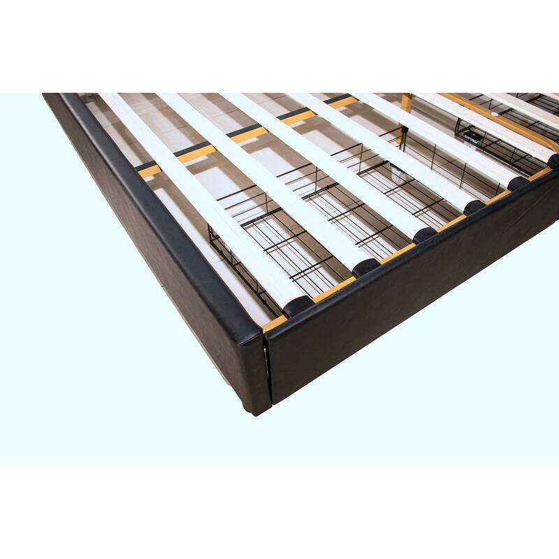Classic Metal Platform bed with Four drawers
