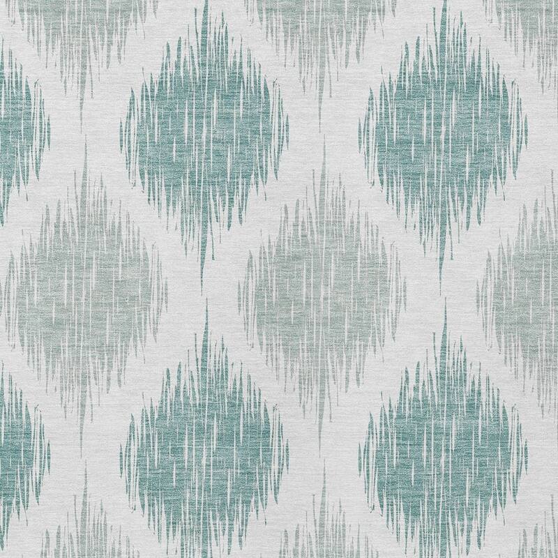 HomeRoots Ikat Transitional Rectangle Outdoor Rug