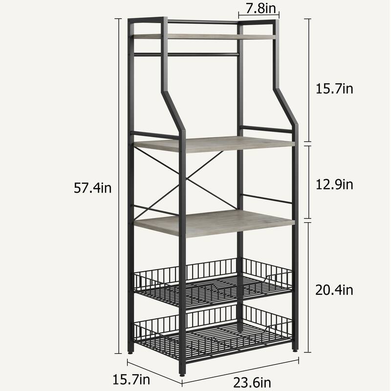 itchen Bakers Rack, Microwave Oven Stand