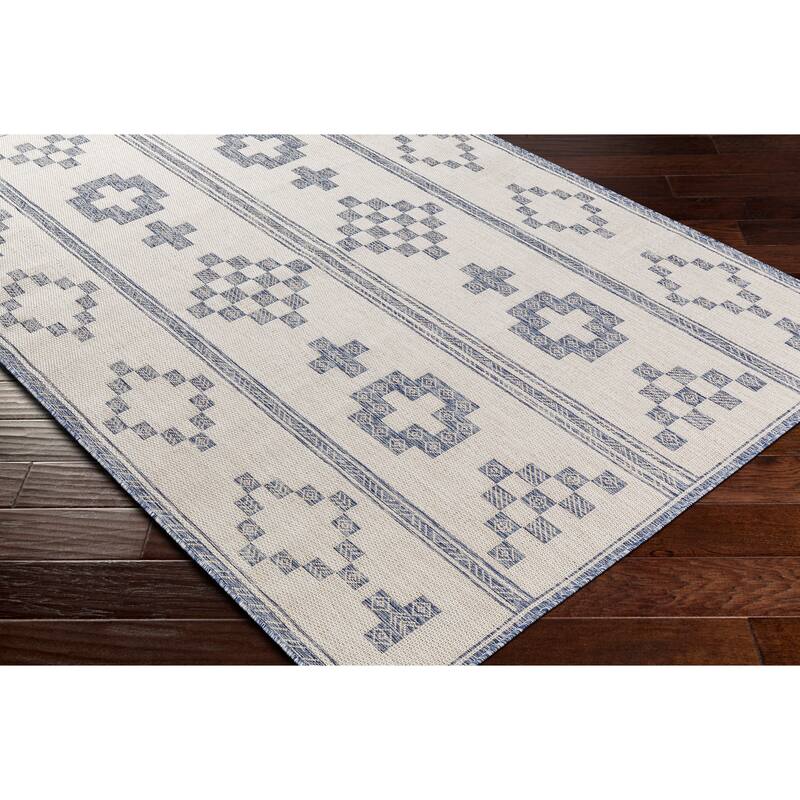 Livabliss Baxana Boho Stripe Indoor/ Outdoor Area Rug
