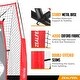 preview thumbnail 5 of 3, Zealfeel 7 x 7 ft Baseball Net Set: Batting Tee, Dummy Batter, 2 Strike Zones & Carry Bag - 7 x 7 ft