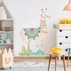 preview thumbnail 2 of 2, RoomMates Tan & Green & Blue Watercolor Llama Giant Wall Decals