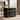 Black Wood L-Shaped Bar Cabinet, 4-Tier Corner Bar