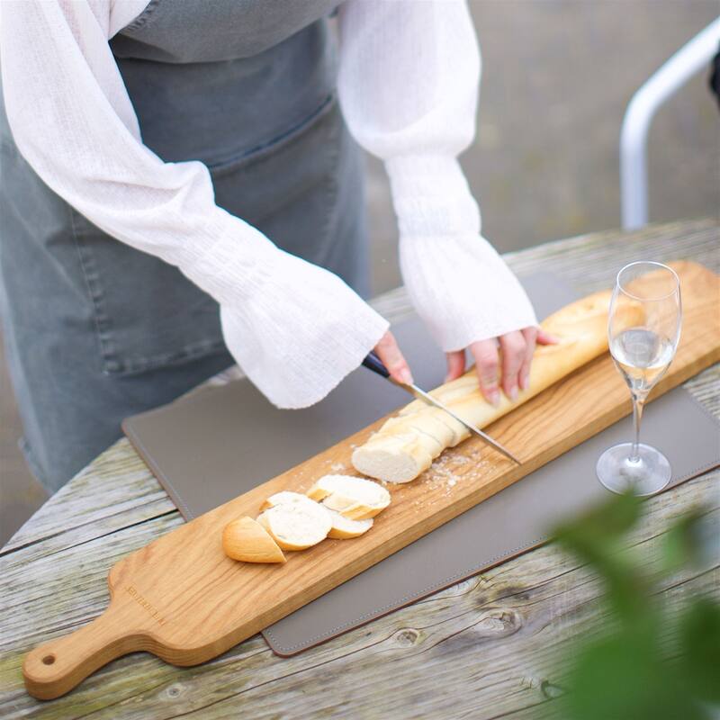 Bread Board XL Stripe - Oiled Oak - Oiled Oak