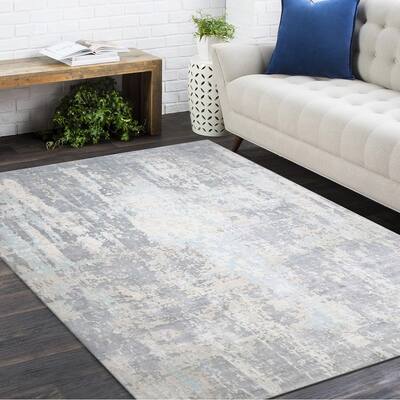 Overton Handmade Modern Contemporary Abstract Area Rug