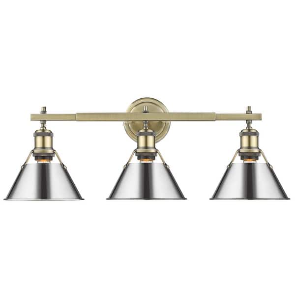 slide 2 of 39, Orwell 3-light Bathroom Vanity Light