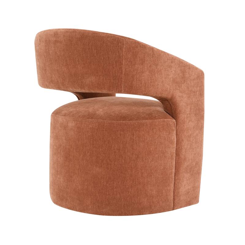 Furniture of America Rivena Modern 26-inch Fabric Accent Chair with Casters