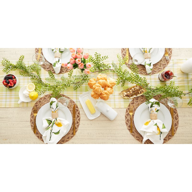 Lemon Bliss Printed Table Runner