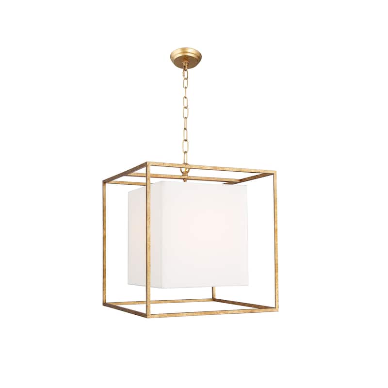 Chandelier in Antique Gold Finish - Antique Gold Finish - Antique Gold Finish