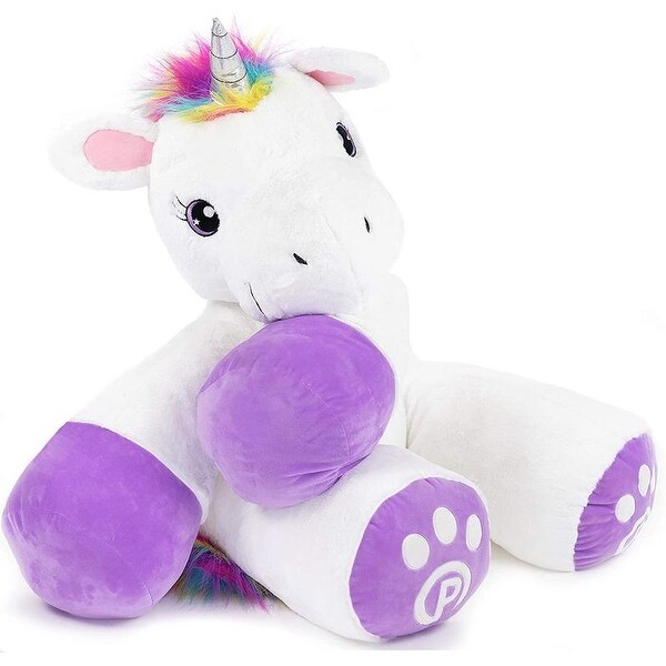 big stuffed unicorn