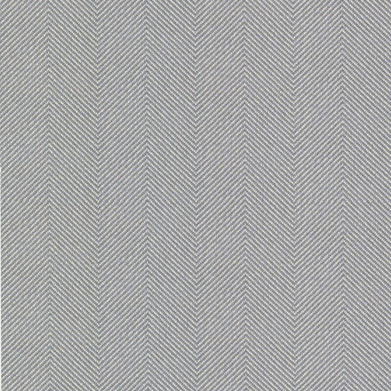 Warner Graham Blue Chevron Wallpaper