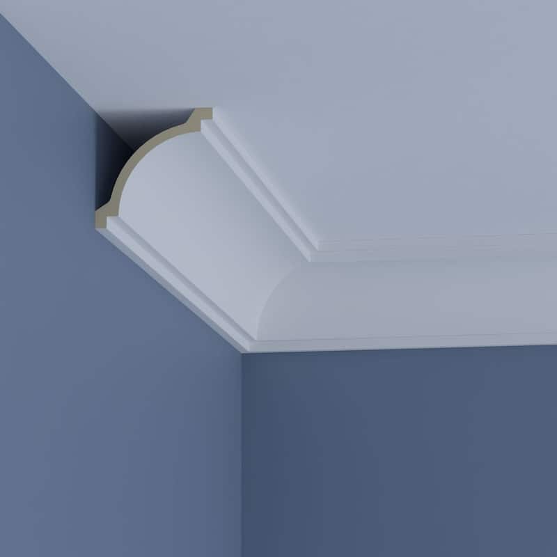 4 3/4"H x 4 3/4"P x 6 5/8"F x 94 1/2"L Graham Crown Moulding - 1-Pack