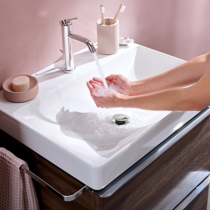 Hansgrohe 73314 Tecturis S 1.2 GPM Single Hole Bathroom Faucet with