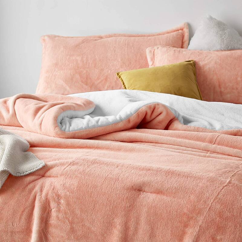 Fuzzy Peach - Coma Inducer® Comforter Set - Peachy Pink