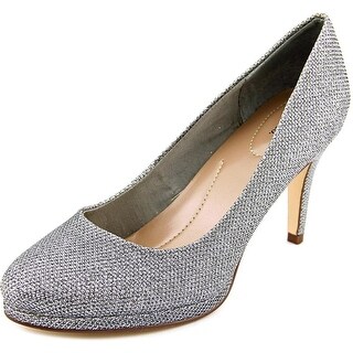 silver platform open toe heels