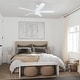 preview thumbnail 20 of 30, Copper Grove Mills 52-inch Modern White LED Ceiling Fan with Remote