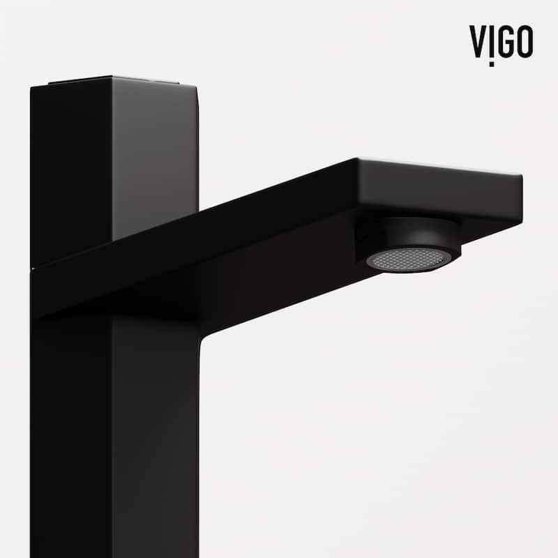 VIGO Nova 10" H Single Handle Single Hole Vessel Bathroom Faucet