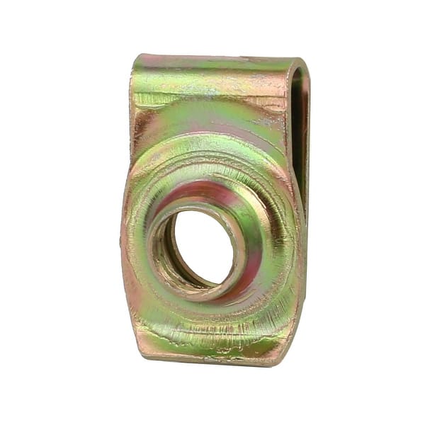 25pcs Spring Steel Speed Fastener Extruded U Nut for M8 Screw - Brass ...