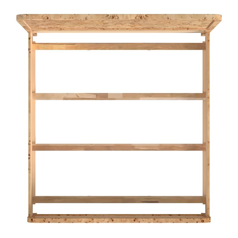 Cora Burl Wood Panel King Bed