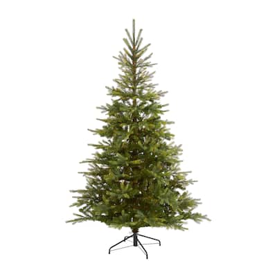 7' Pre-Lit North Carolina Spruce Artificial Christmas Tree, Unlit - 7 Foot