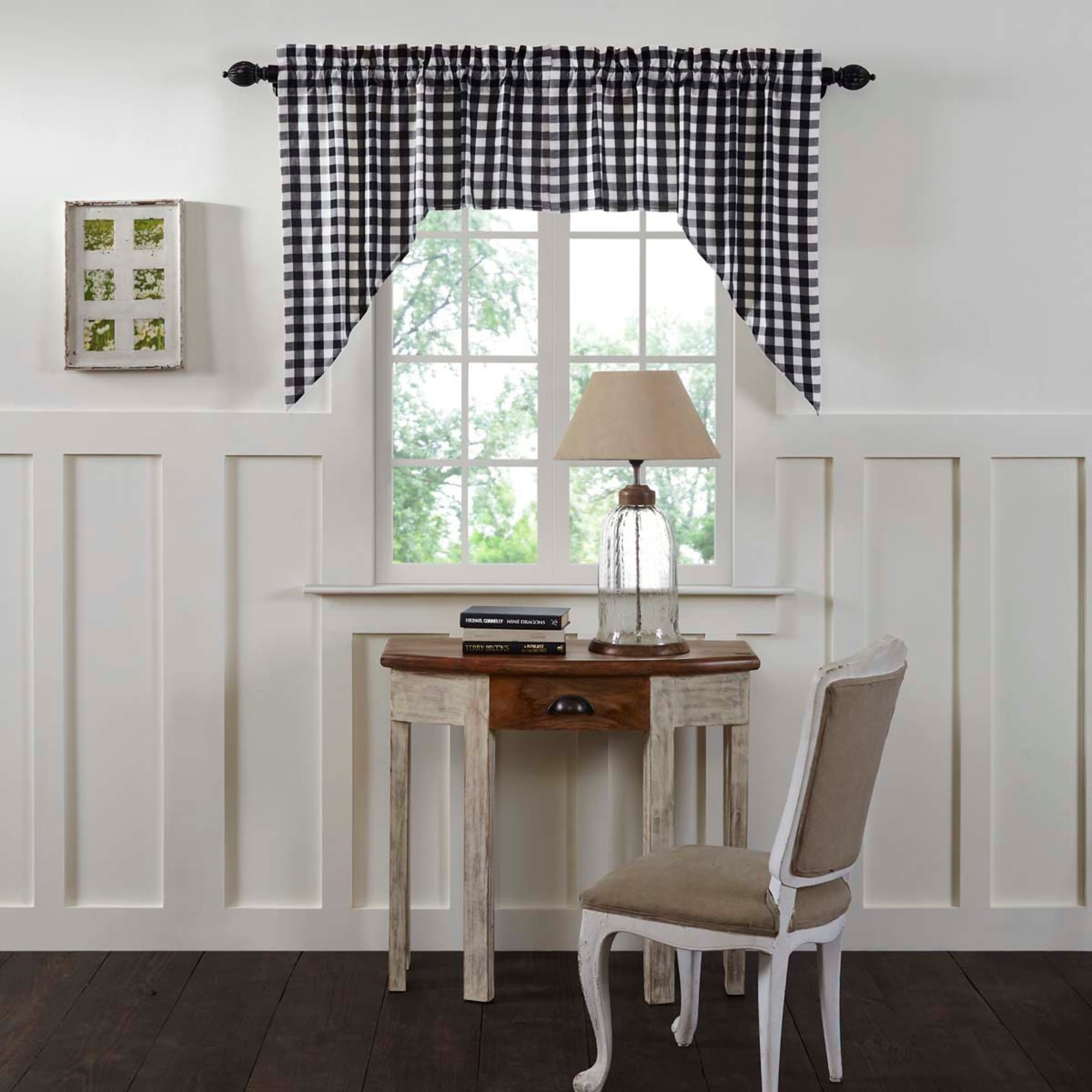 Annie Buffalo Check Swag Set - Swag 36x36x16 - Swag 36x36x16