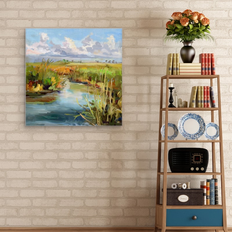 Afternoon Skies by Carol Hallock Canvas Art Print