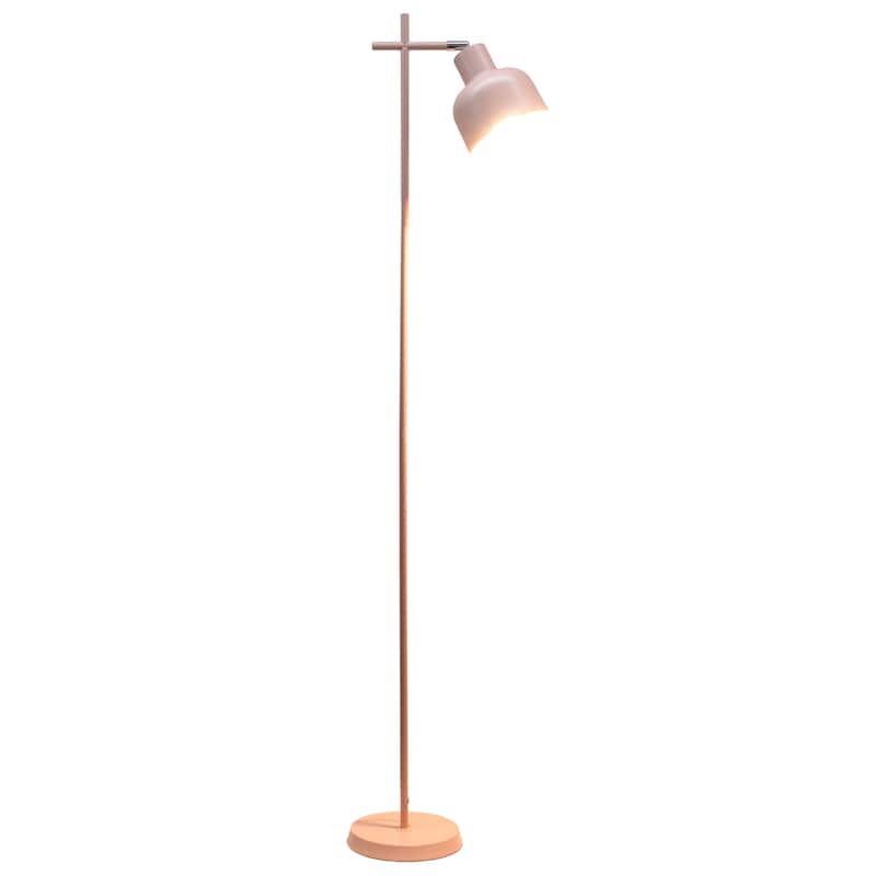 Metal Adjustable Spotlight Floor Lamp with Rotary Switch - 10.55 x 7.87 x 54.72 in. (L x W x H)